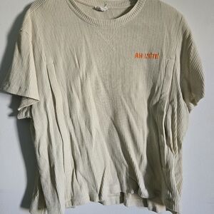 Tajinebanane - For Breastfeeding Waffle Knit T-Shirt And Shorts